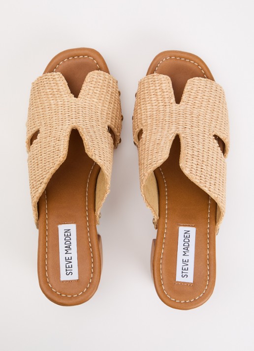 Steve Madden Sunkissed muiltje van suède - detail 2 beige