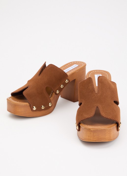 Steve Madden Sunkissed muiltje van suède - detail 3 bruin