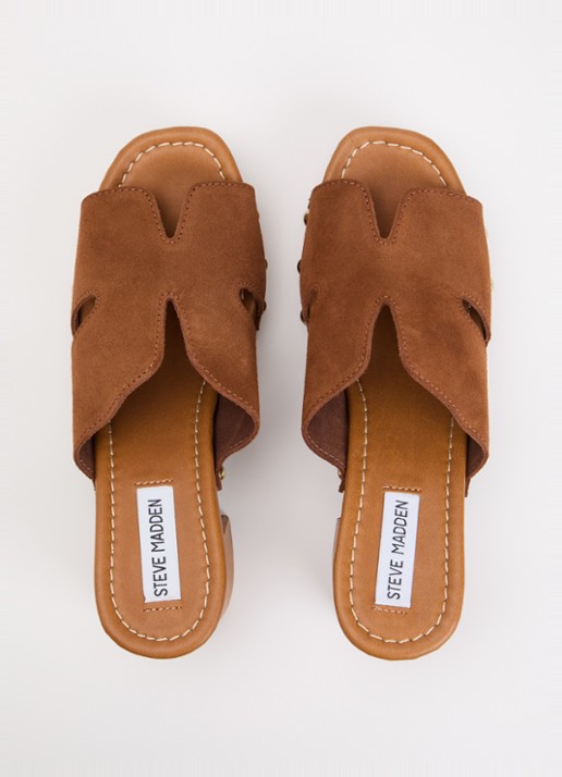 Steve Madden Sunkissed muiltje van suède - detail 4 bruin