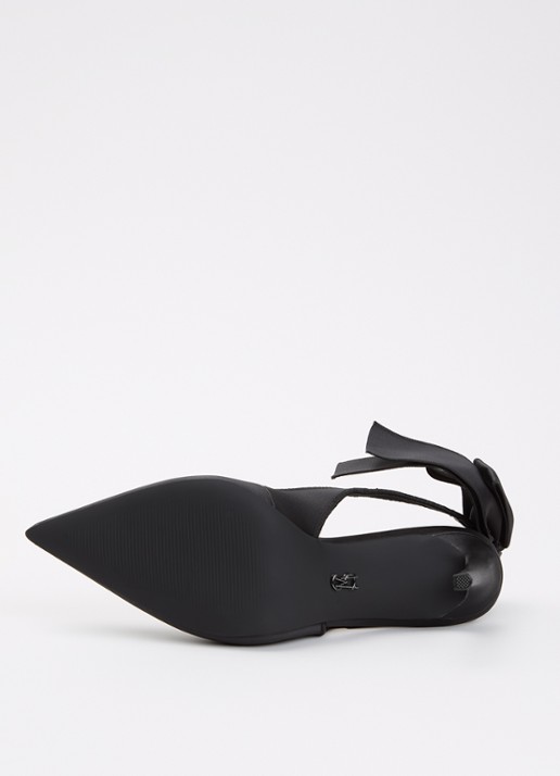 Steve Madden Teacup slingback met strikdetail - detail 4 zwart