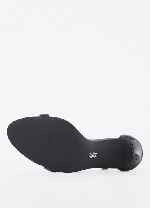 Steve Madden Tecy sandalette van leer - detail 8 zwart