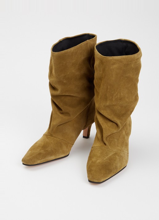 Steve Madden Vexa enkellaarsje van suède - detail 2 camel