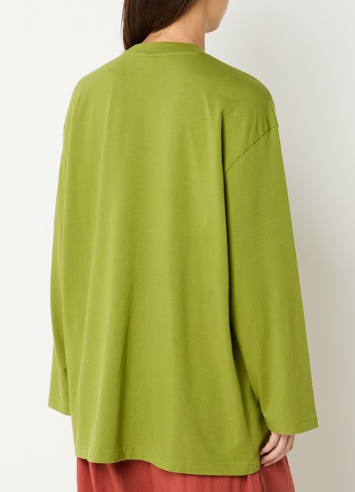 Stieglitz Gineva longsleeve met print - achterkant 4 groen