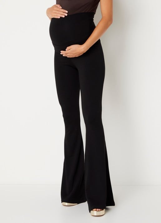 Stieglitz High waist flared broek met stretch
