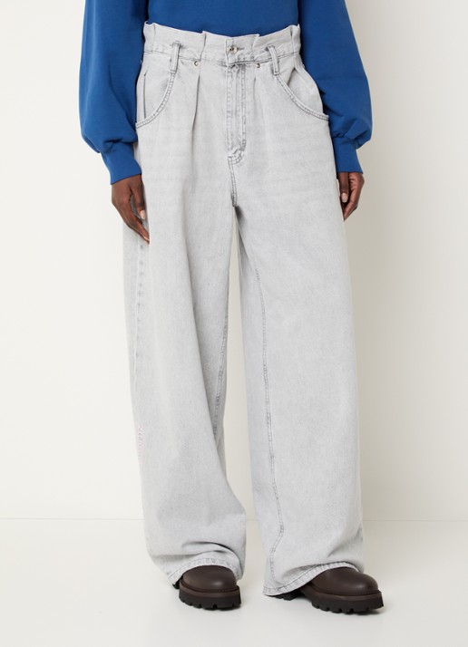 Stieglitz Yuri high waist wide fit jeans met gekleurde wassing