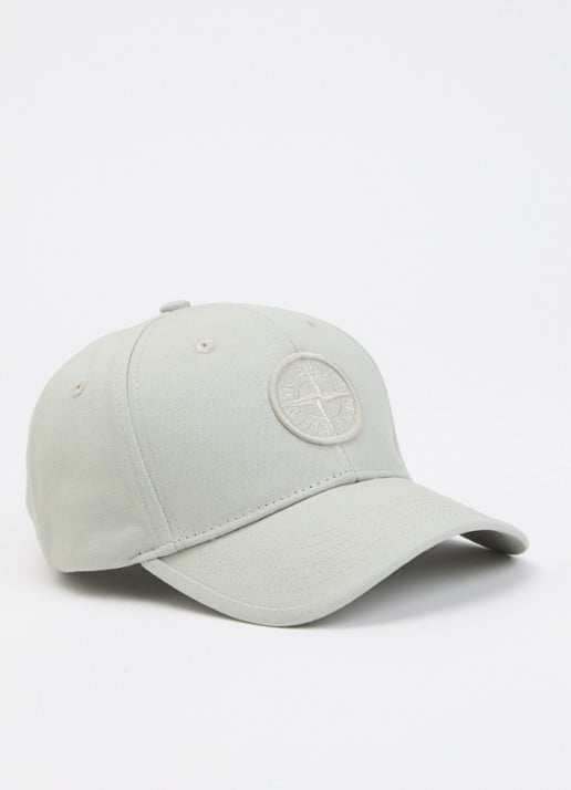 Stone Island 00001 pet met logoborduring
