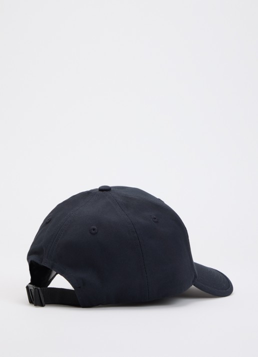 Stone Island 00001 pet met logoborduring - achterkant donkerblauw