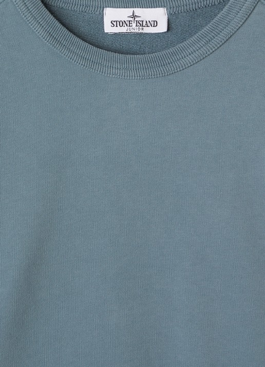 Stone Island 00002 sweater met logo - detail 3 petrol