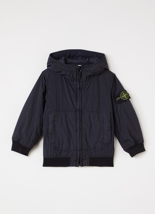 Stone Island 00003 gewatteerd jack met capuchon en ritszakken