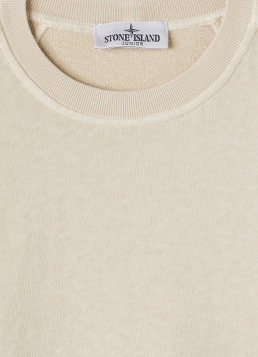 Stone Island 00012 sweater met logo - detail 3 beige