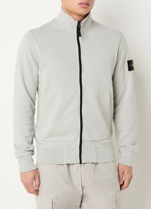 Stone Island 08514 Felpa sweatvest met logo