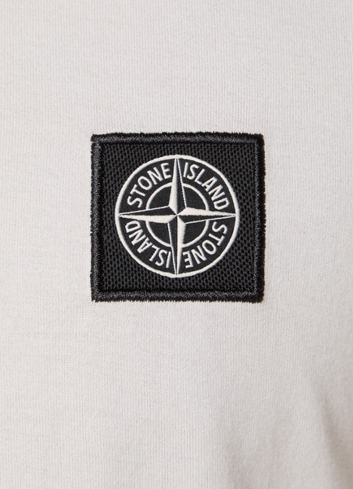 Stone Island 11002 T-shirt met logo - detail 2 grijs