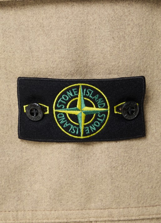 Stone Island 3100050 Tapered fit joggingbroek met steekzakken - detail 6 beige