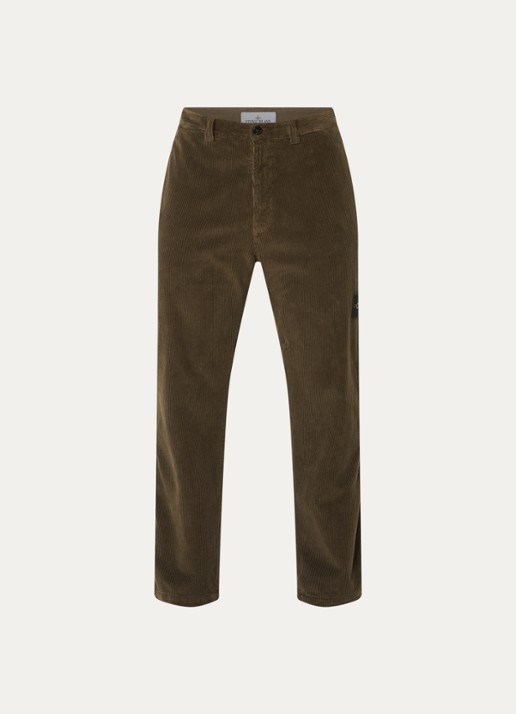Stone Island 3100059 Straight fit broek van corduroy