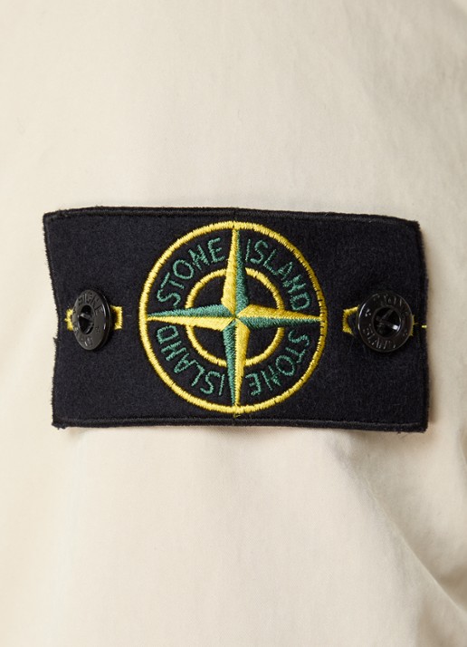 Stone Island 42149 trenchcoat met steekzakken en logo - detail 5 beige