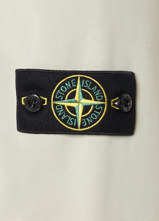 Stone Island 6100060 Sweater met logo - detail 2 lindegroen