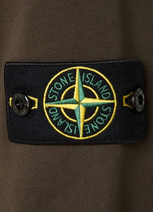 Stone Island 6100060 Sweater met logo - detail 2 grijs