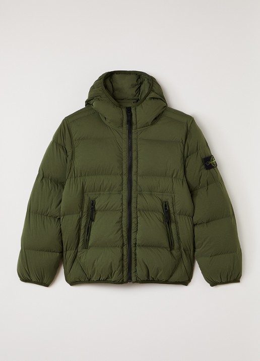 Stone Island Gewatteerd jack met donsvulling