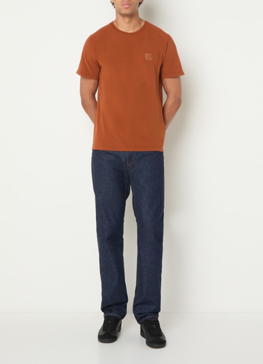Stone Island J100005 slim fit jeans met donkere wassing - voorkant 2 indigo