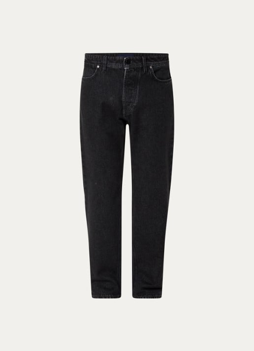 Stone Island J100005 Straight leg jeans met gekleurde wassing en steekzakken