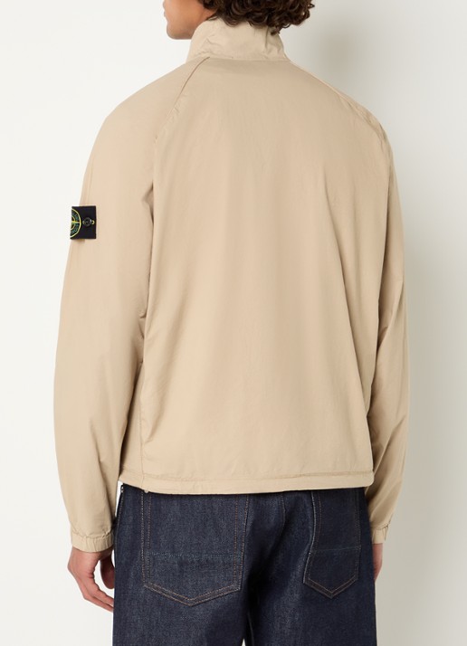 Stone Island S0003 jack met steekzakken en logo - achterkant 6 beige