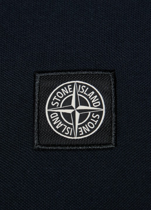 Stone Island S0017 Polo met logo - detail 2 roze