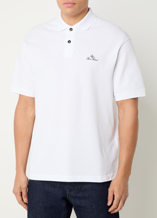 Stone Island S0039 regular fit polo met logoborduring