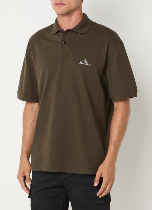Stone Island S0039 regular fit polo met logoborduring