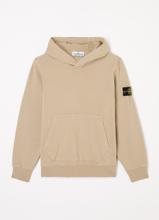 Stone Island S0040 hoodie met logoborduring