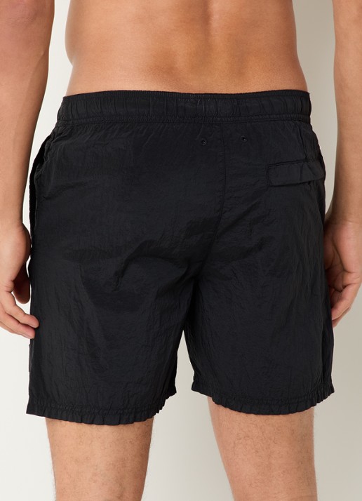 Stone Island S0043 Long zwemshorts met steekzakken - achterkant 3 zwart