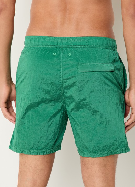 Stone Island S0043 Long zwemshorts met steekzakken - achterkant 4 groen