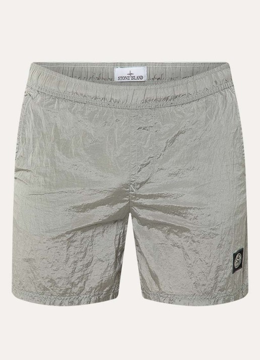 Stone Island S0043 Long zwemshorts met steekzakken - voorkant 3 grijs