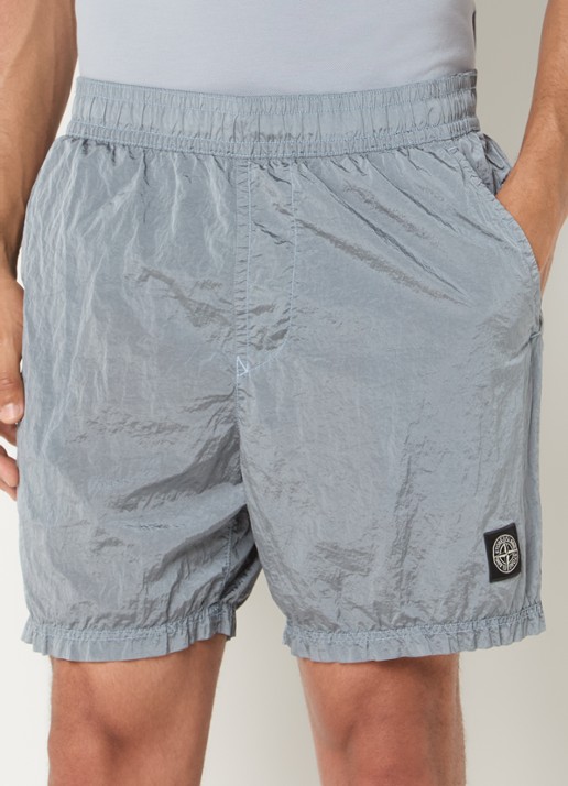 Stone Island S0043 zwemshort met logo en steekzakken