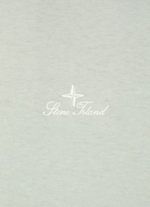 Stone Island S0050 T-shirt met logo - detail 5 lindegroen