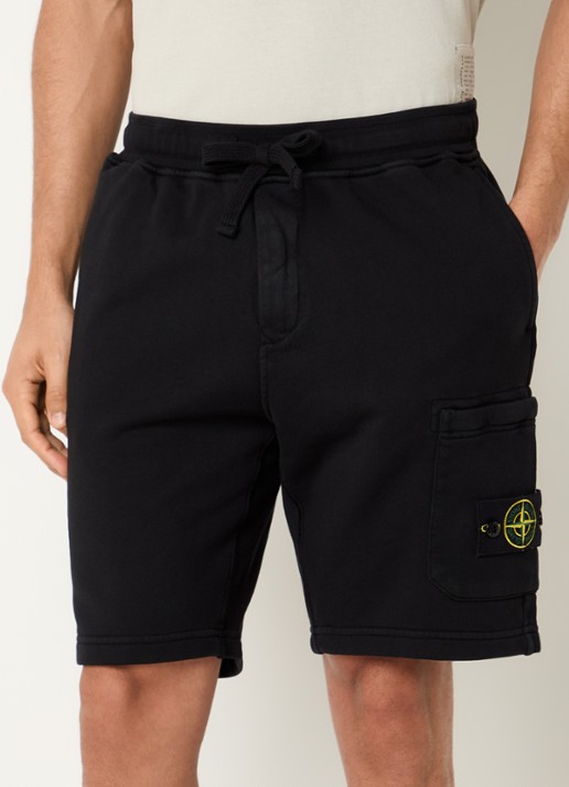 Stone Island S0051 straight fit korte joggingbroek met logo
