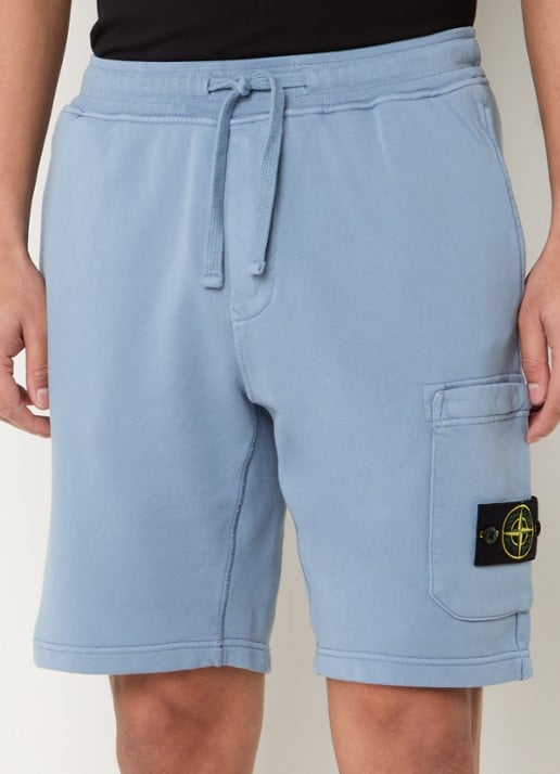 Stone Island S0051 straight fit korte joggingbroek met logo