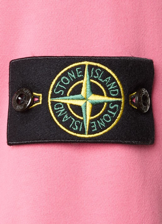 Stone Island S0051 sweater met logo - detail 3 roze