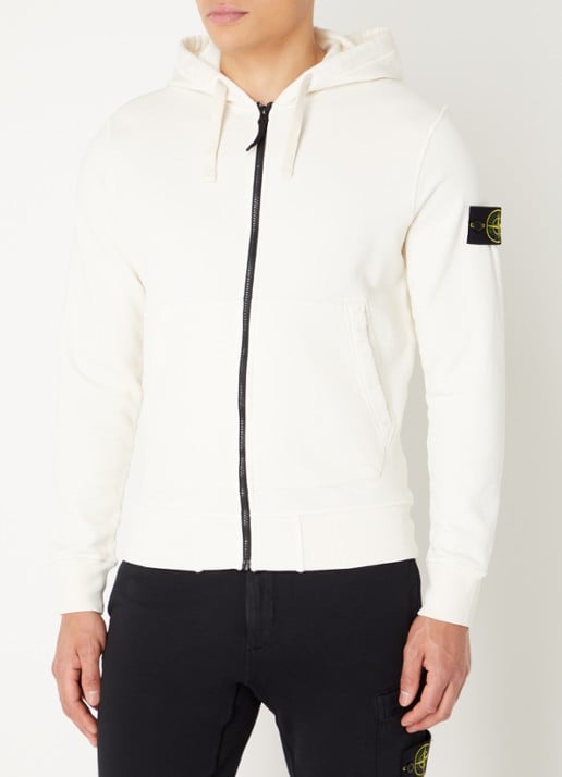 Stone Island S0051 sweatvest met capuchon en logo