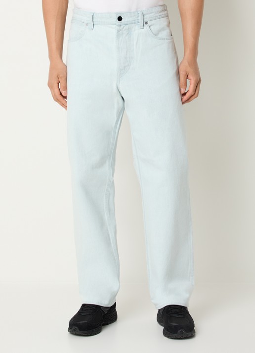 Stone Island S00J9 Loose fit jeans met lichte wassing