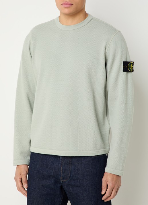 Stone Island S0297 sweater met logo