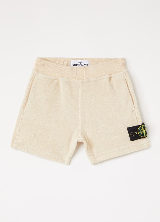 Stone Island S0308 korte broek van badstof met logo