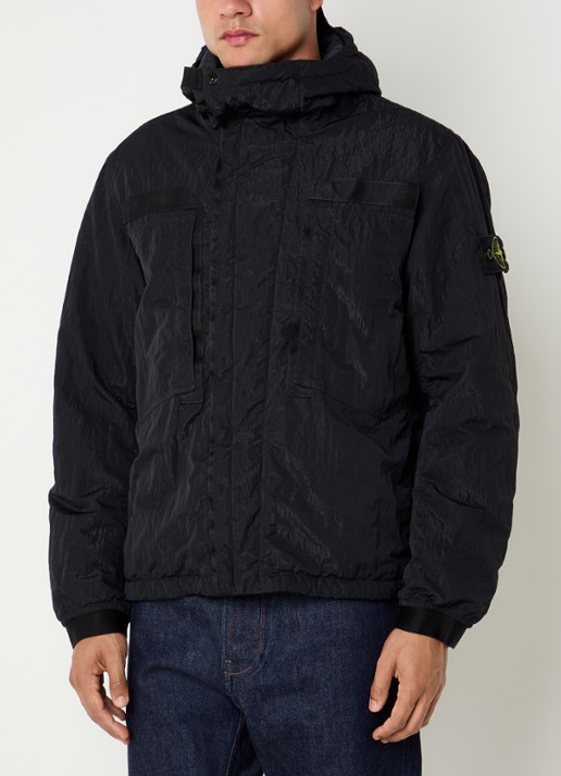 Stone Island S0405 jack met capuchon en logo