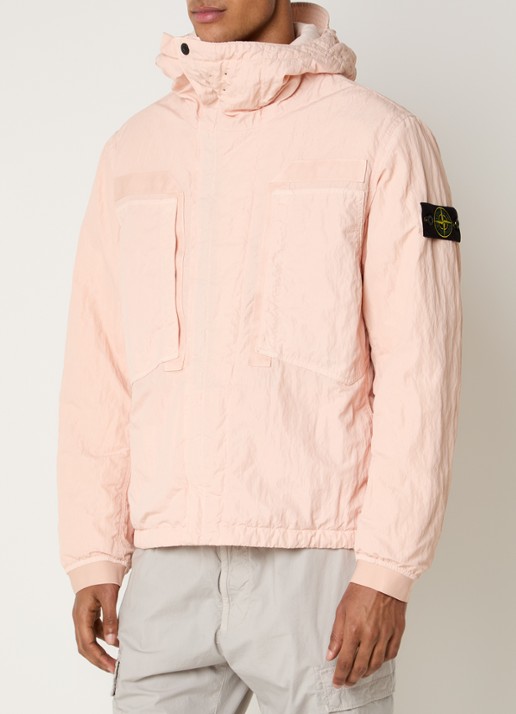 Stone Island S0405 jack met capuchon en logo