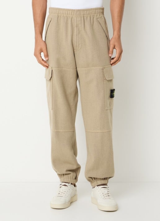 Stone Island S0451 tapered fit joggingbroek met steekzakken