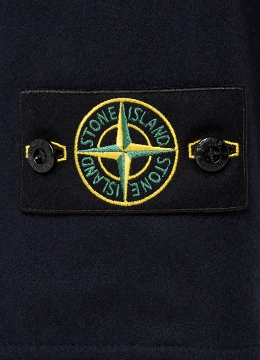 Stone Island S0451 tapered fit joggingbroek met steekzakken - detail 3 donkerblauw