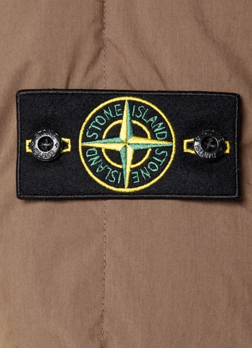 Stone Island S0462 jack met donsvulling en steekzakken - detail 5 lichtbruin