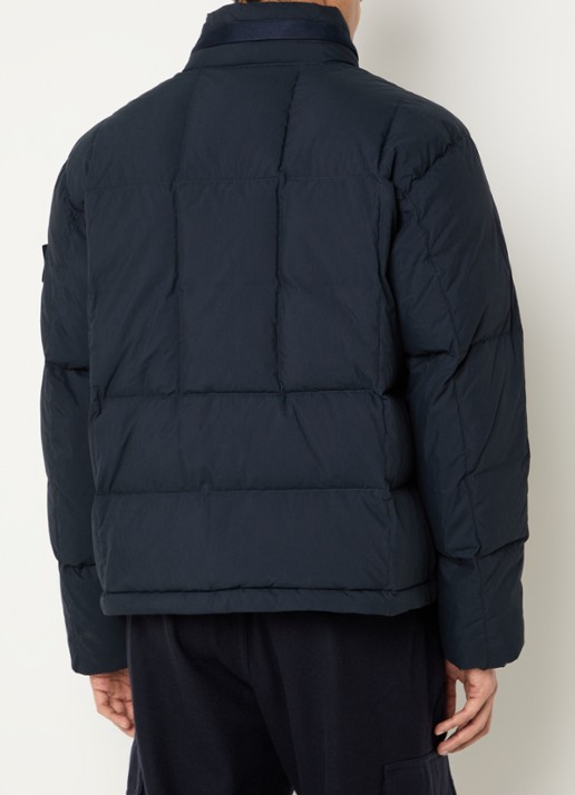 Stone Island S0462 jack met donsvulling en steekzakken - achterkant 6 donkerblauw