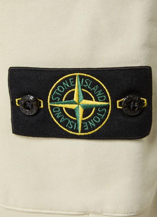 Stone Island S0535 longsleeve met logoprint - detail 5 lindegroen
