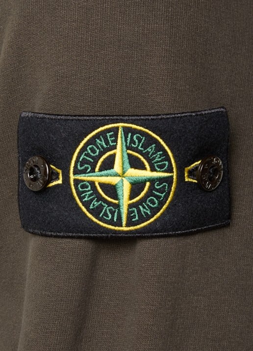 Stone Island S0A20 sweater met logo en borstzak - detail 3 bruin