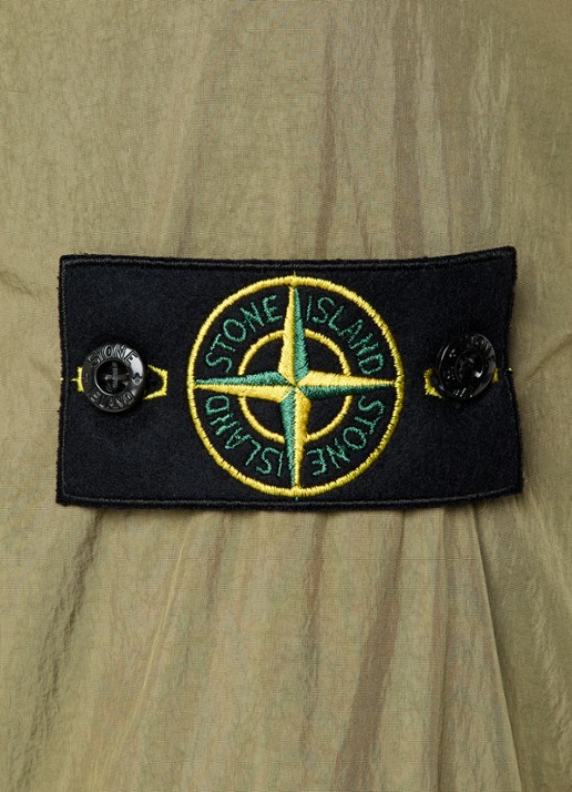 Stone Island S0A23 bomberjack met opstaande kraag - detail 5 mosgroen